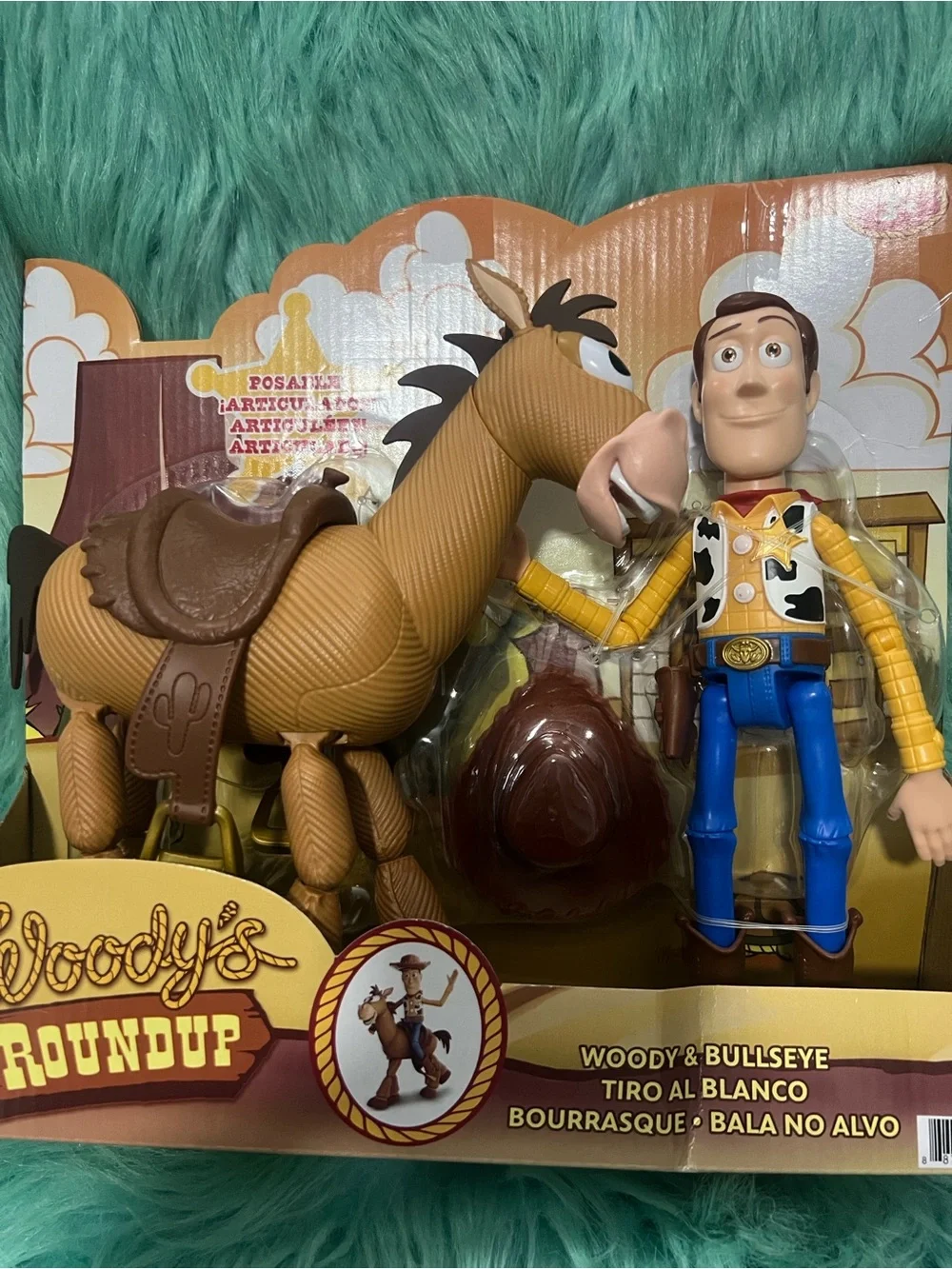 New Woody's Roundup Woody & Bullseye Toy Set - Brown & Blue